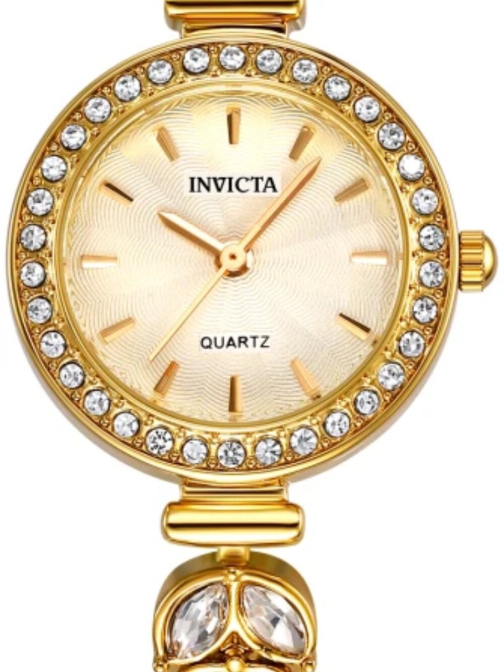 Invicta Angel Lady 26mm Gold Watch 70419 SD-006 Quartz NEW